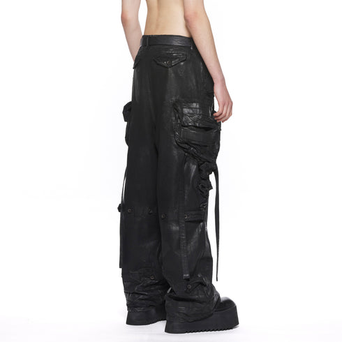 JULIUS 917PAM1-C Black / Gas Mask Pants